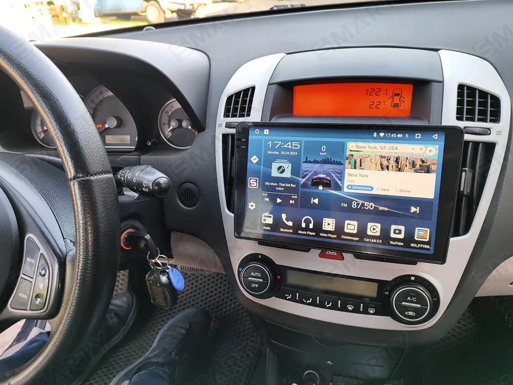 KIA Ceed (2006-2012) installed Android head unit SMARTY Trend